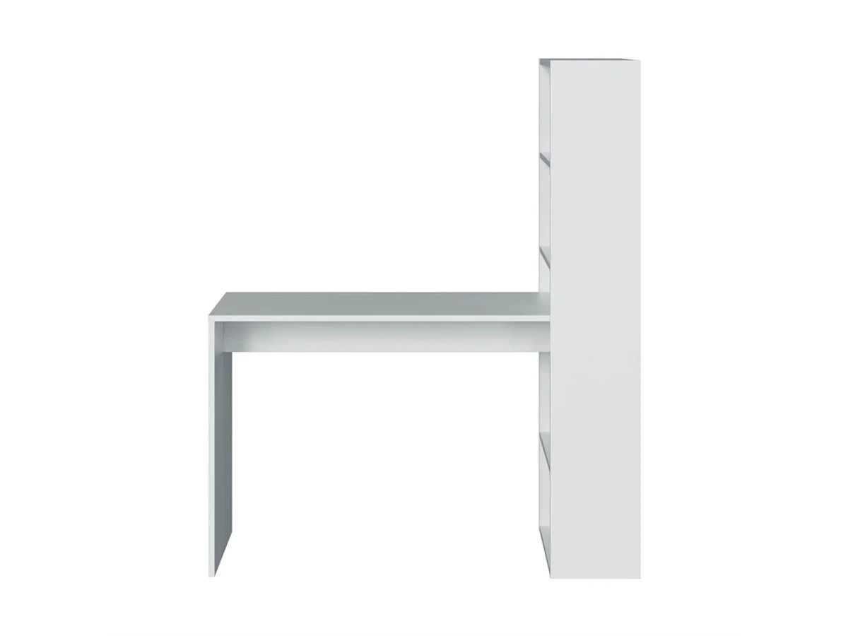 Umkehrbarer Schreibtisch mit Regal - L120 cm