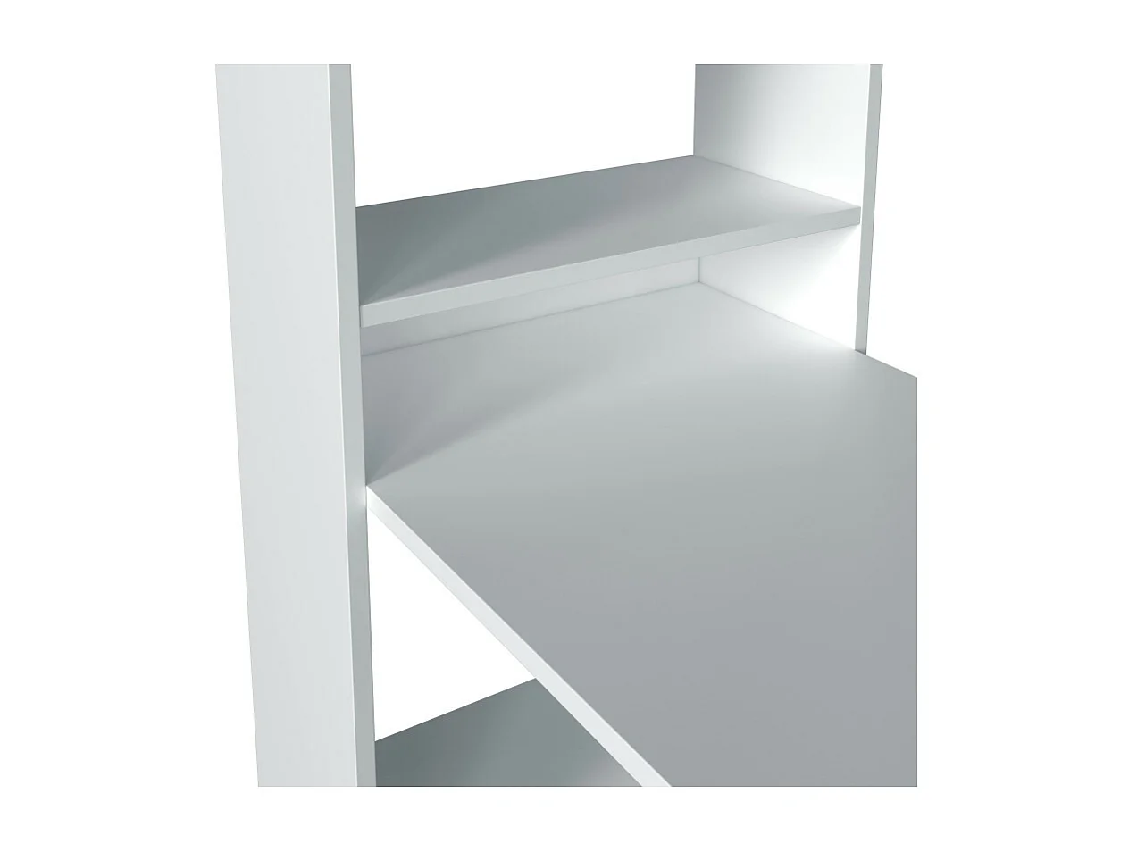 Umkehrbarer Schreibtisch mit Regal - L120 cm