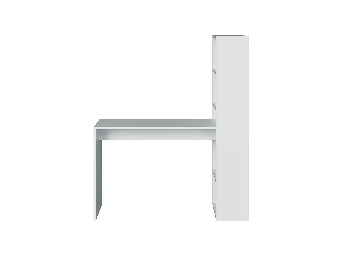 Mesa escritorio aglomerado blanco 144x120x53cm