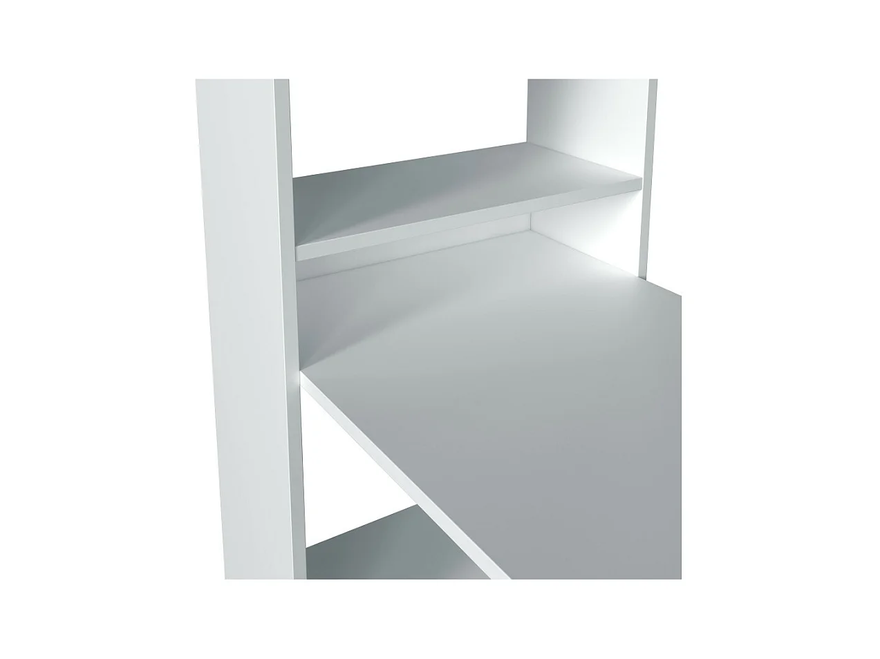 Mesa escritorio aglomerado blanco 144x120x53cm