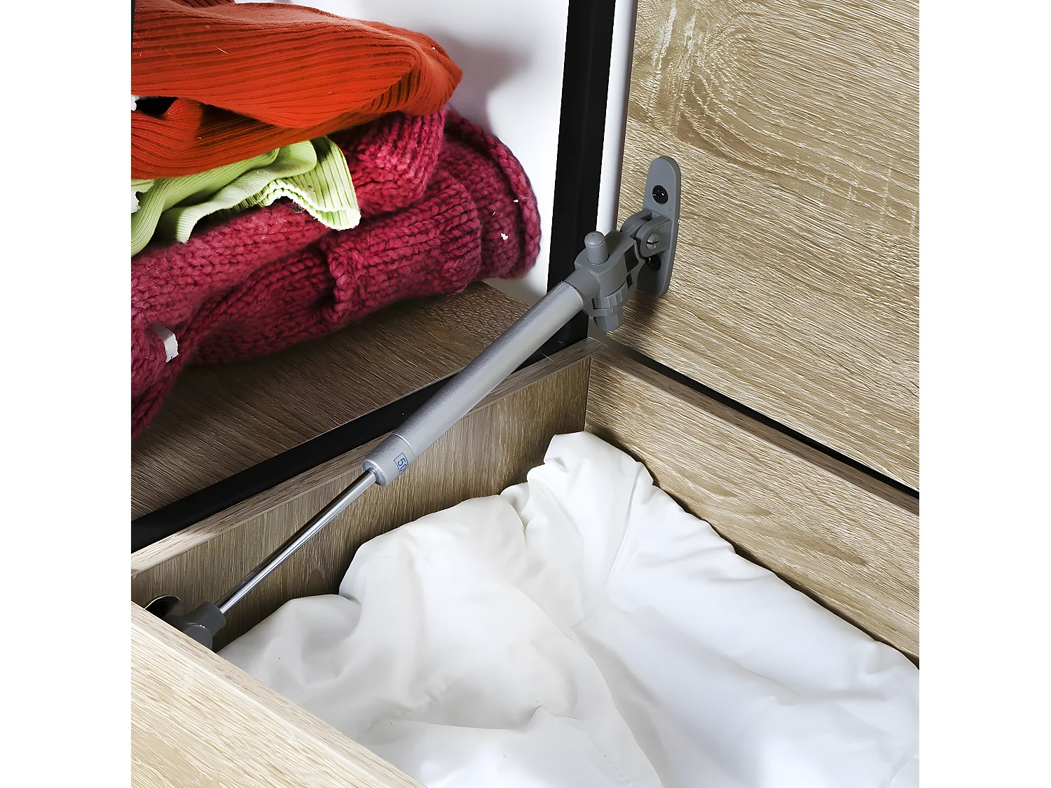 Garderobenständer mit 5 Regalen, Schuhkasten und Kleiderhaken - LEXIE