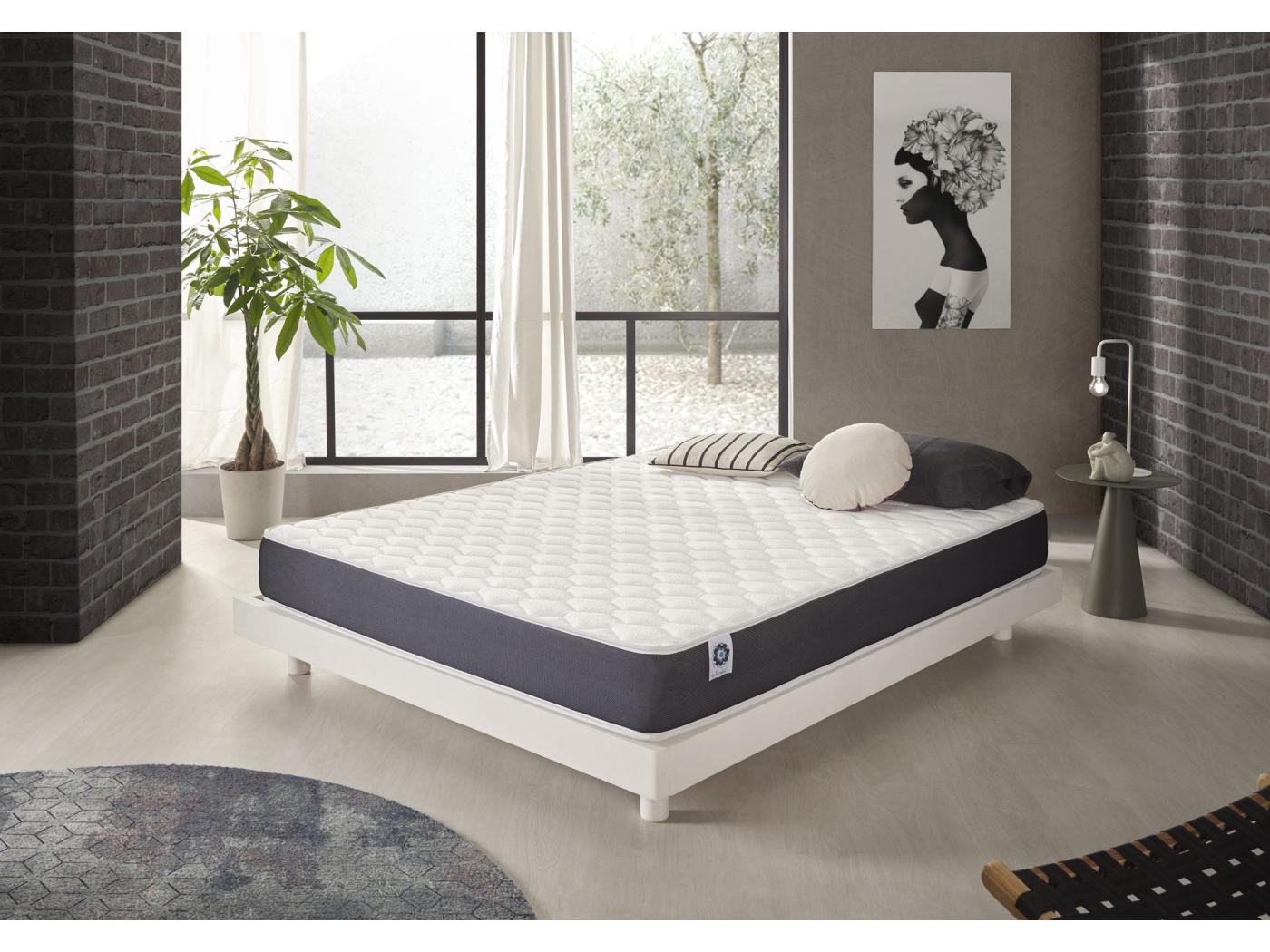 Matelas Ergolatex 135x190 cm Multicouches HR Blue Latex Très