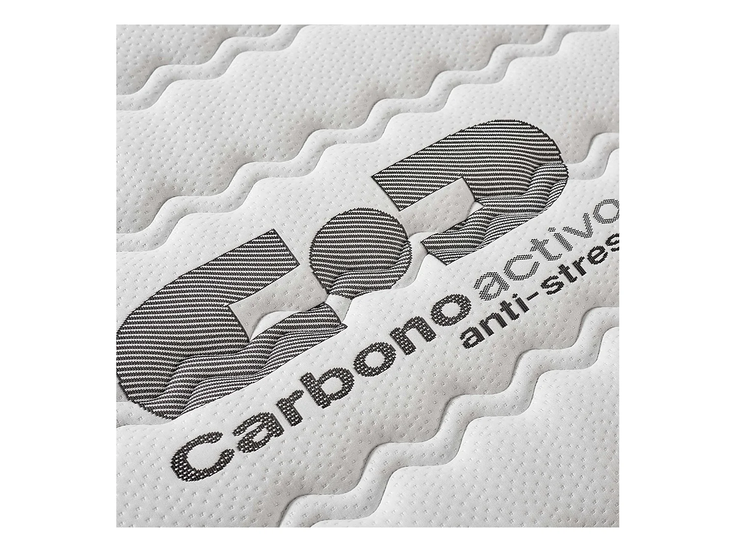 Naturalex - Matelas Visco-carbone à ressorts ensachés 180x200 cm - Épais 30 cm - Visco Thermorégulateur - Tissu Premium - Haute Qualité - Respirabilité optimale