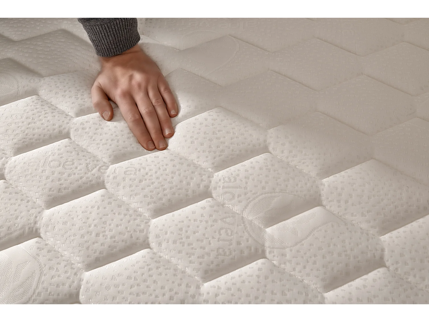 Naturalex - Matelas Ergolatex 90x190 cm - Multicouches HR - Blue Latex - Mousse à mémoire de forme, 7 zones, Athermique, Hypoallergénique - 2 faces été, hiver