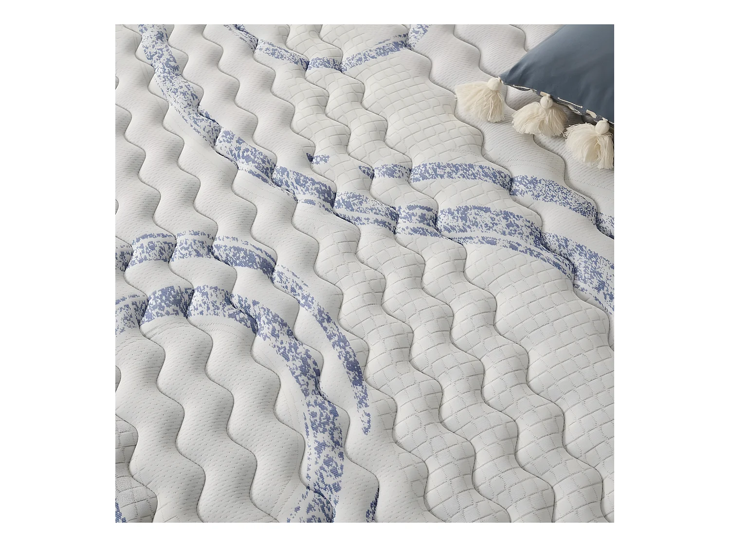 Naturalex - Matelas Perfectsleep à ressorts ensachés 140x200  cm - Épais 24 cm - Visco Thermorégulateur - Tissu Premium - Haute Qualité - Respirabilité optimale