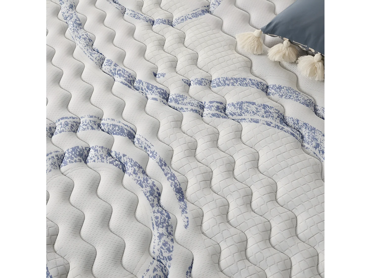 Naturalex - Matelas Perfectsleep à ressorts ensachés 140x190  cm - Épais 24 cm - Visco Thermorégulateur - Tissu Premium - Haute Qualité - Respirabilité optimale