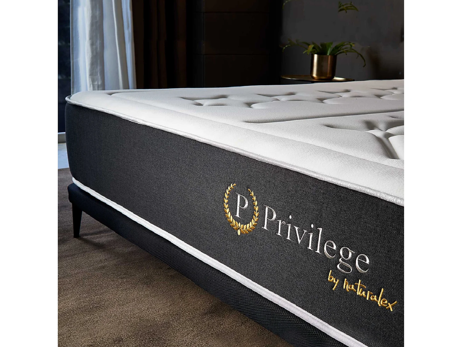 Naturalex - Matelas Privilège à ressorts ensachés 140x200 cm - Épais 24 cm - Visco Thermorégulateur - Tissu Premium - Haute Qualité - Respirabilité optimale