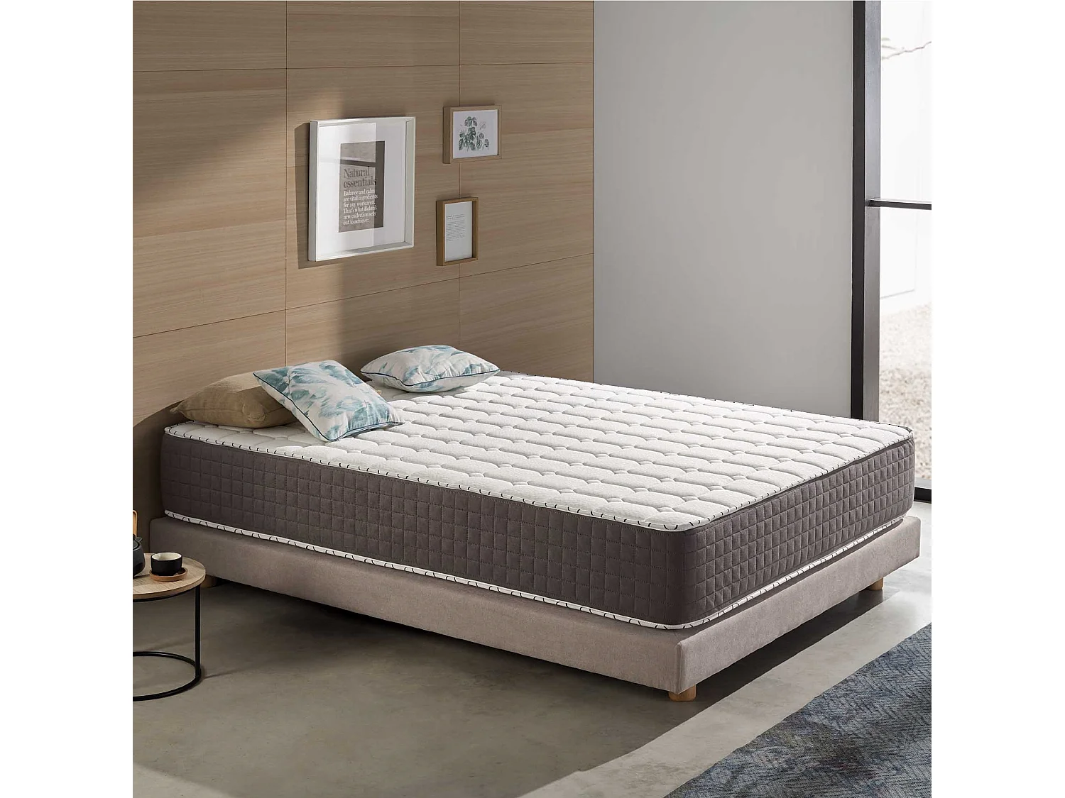 Naturalex - Matelas Extrafresh 90x200 cm - Mousse à mémoire de forme HR - Soutien Blue Latex - Très épais 30 cm, 7 Zones, 2 faces été, hiver - Tissu Respirant