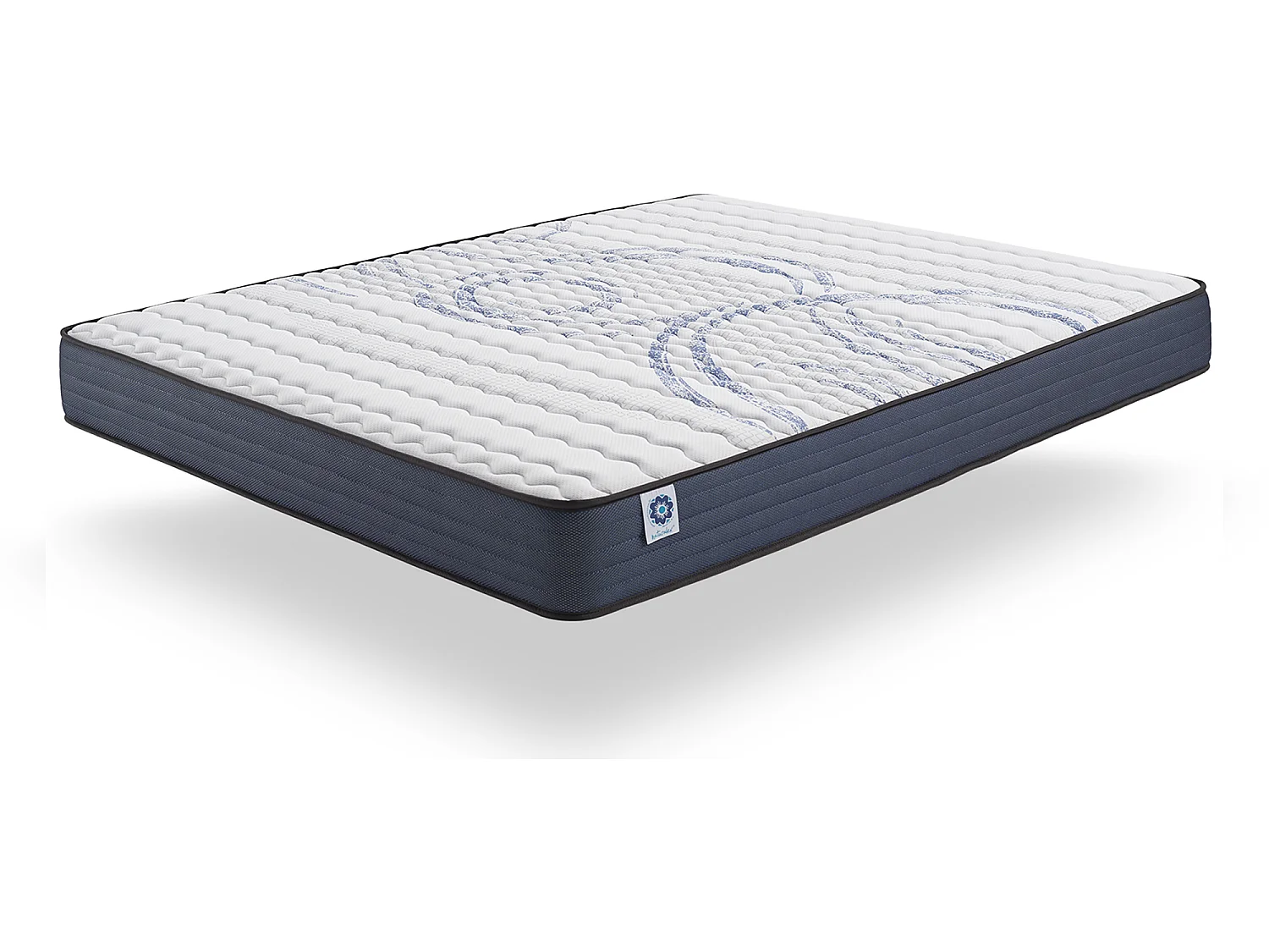 Naturalex - Matelas Perfectsleep 160x200 cm - Mousse HR - Accueil Blue Latex - Mémoire de forme, Parfait soutien, Confortable, 2 faces été, hiver- Antibactérien