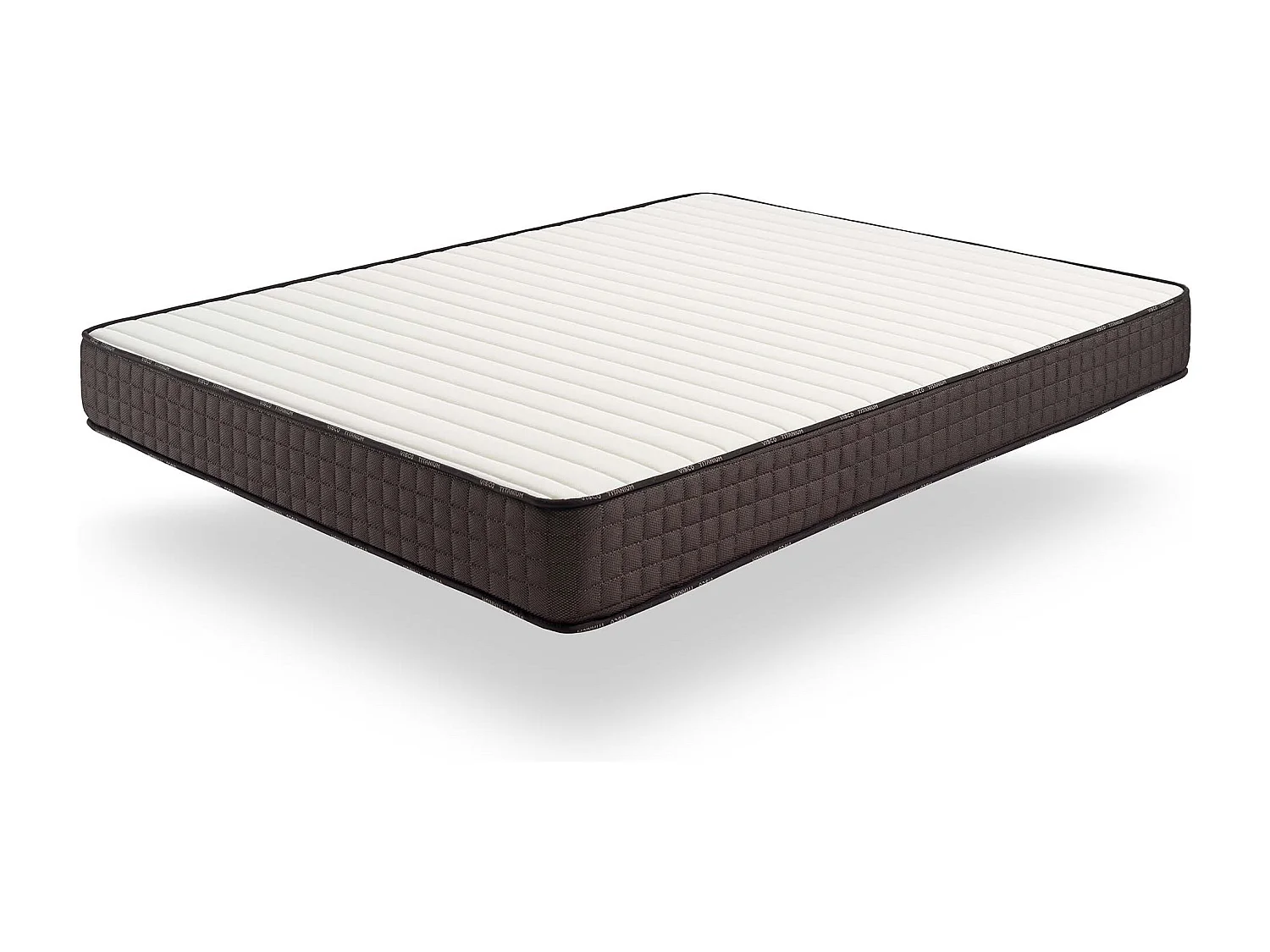 Naturalex - Matelas Titanium 180x200 cm - Mousse à mémoire de forme HR - Soutien Blue Latex - Très Épais 24 cm, 7 Zones, Antibactérien - Réversible été, hiver