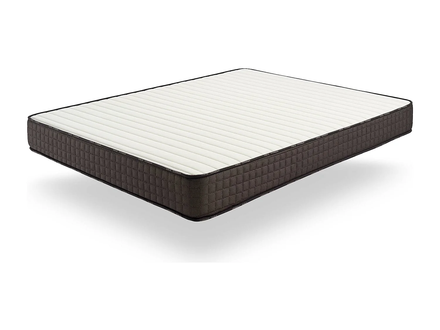 Naturalex - Matelas Titanium 90x190 cm - Mousse à mémoire de forme HR - Soutien Blue Latex - Très Épais 24 cm, 7 Zones, Antibactérien - Réversible été, hiver