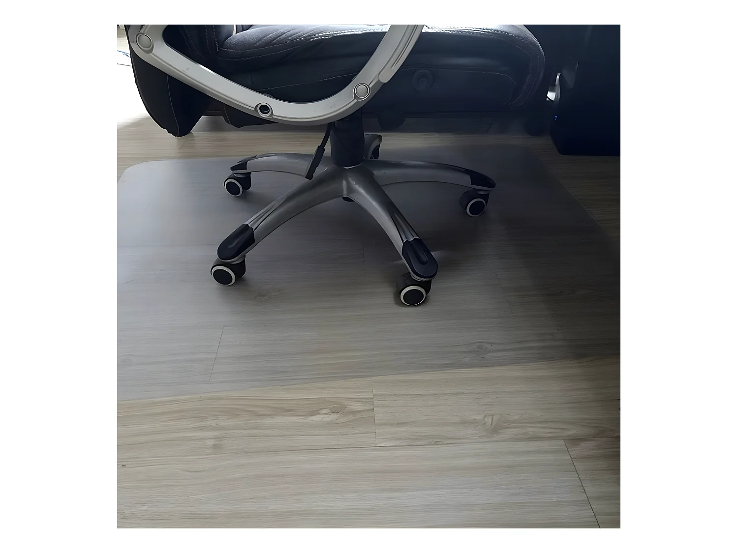 Tapis de protection pour sol chaise de bureau transparent 100x140cm