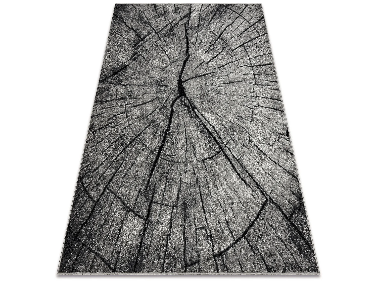 Tapis SILVER TRONKO Arbre Bois - gris 240x340 cm
