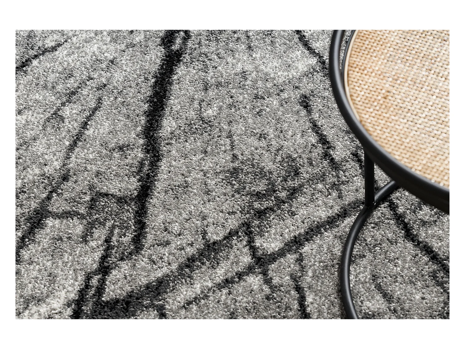 Tapis SILVER TRONKO Arbre Bois - gris 240x340 cm