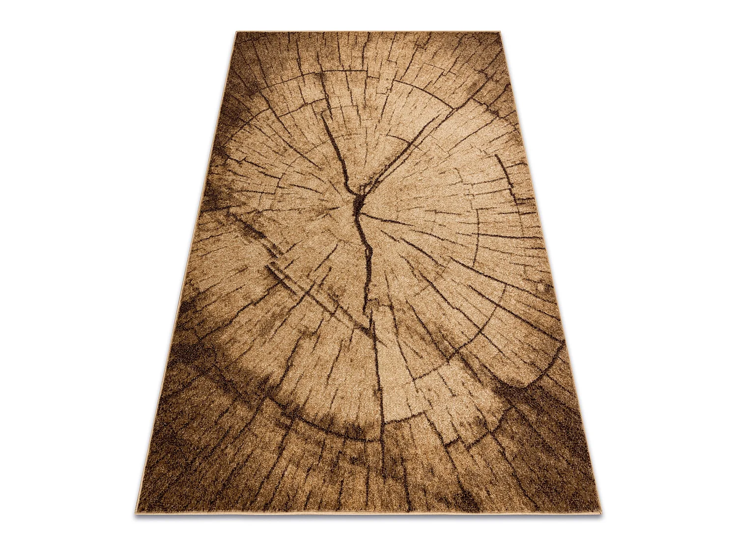 Tappeto SILVER TRONKO Albero Legna noce  240x340 cm
