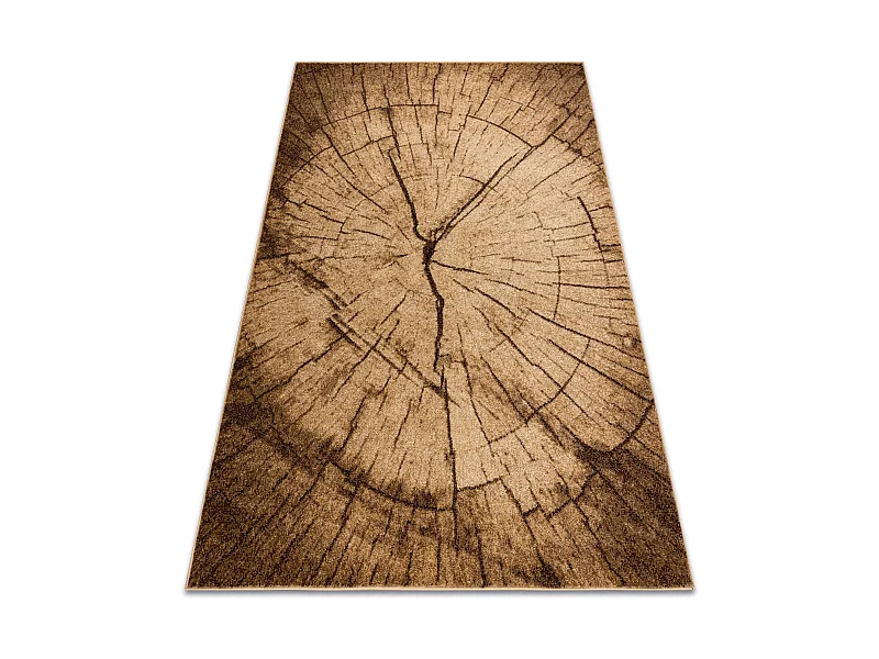 Teppich SILVER TRONKO Baum Holz - Nuss 160x220 cm