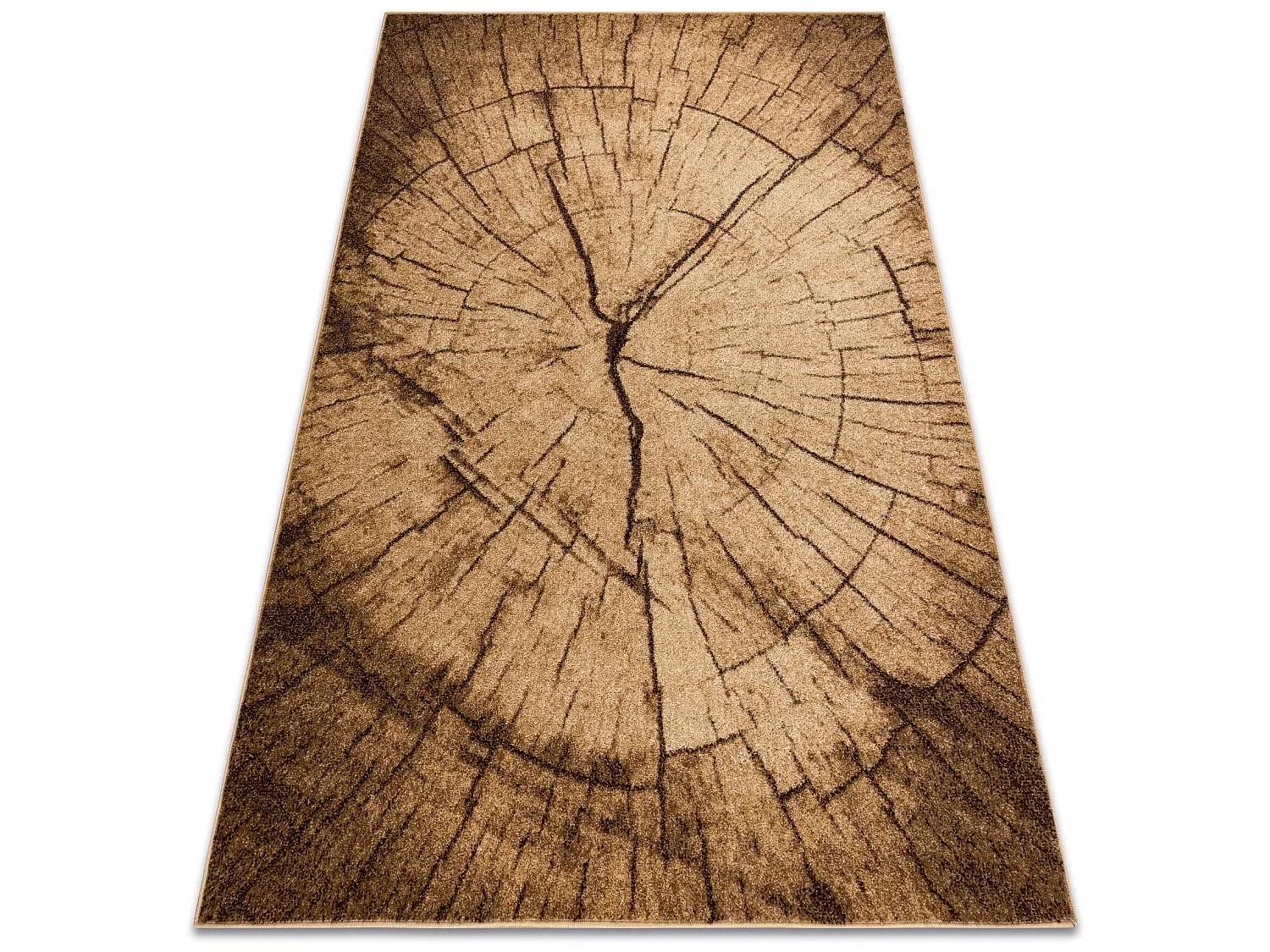 Tapis SILVER TRONKO Arbre Bois noix  160x220 cm