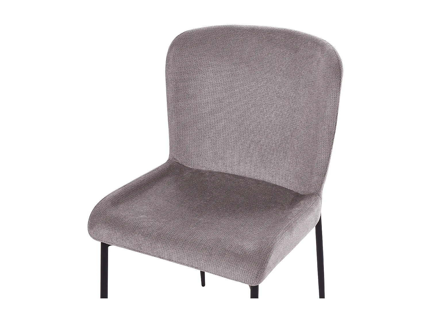 Lot de 2 chaises de salle à manger ADA Gris foncé