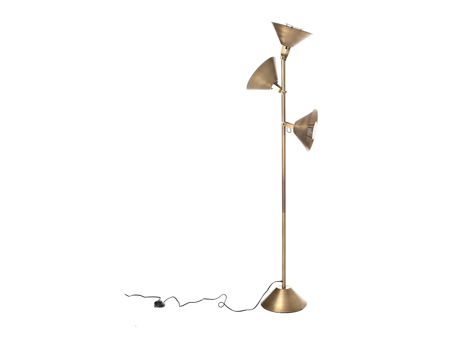 Lampadaire Samy champagne 178 cm