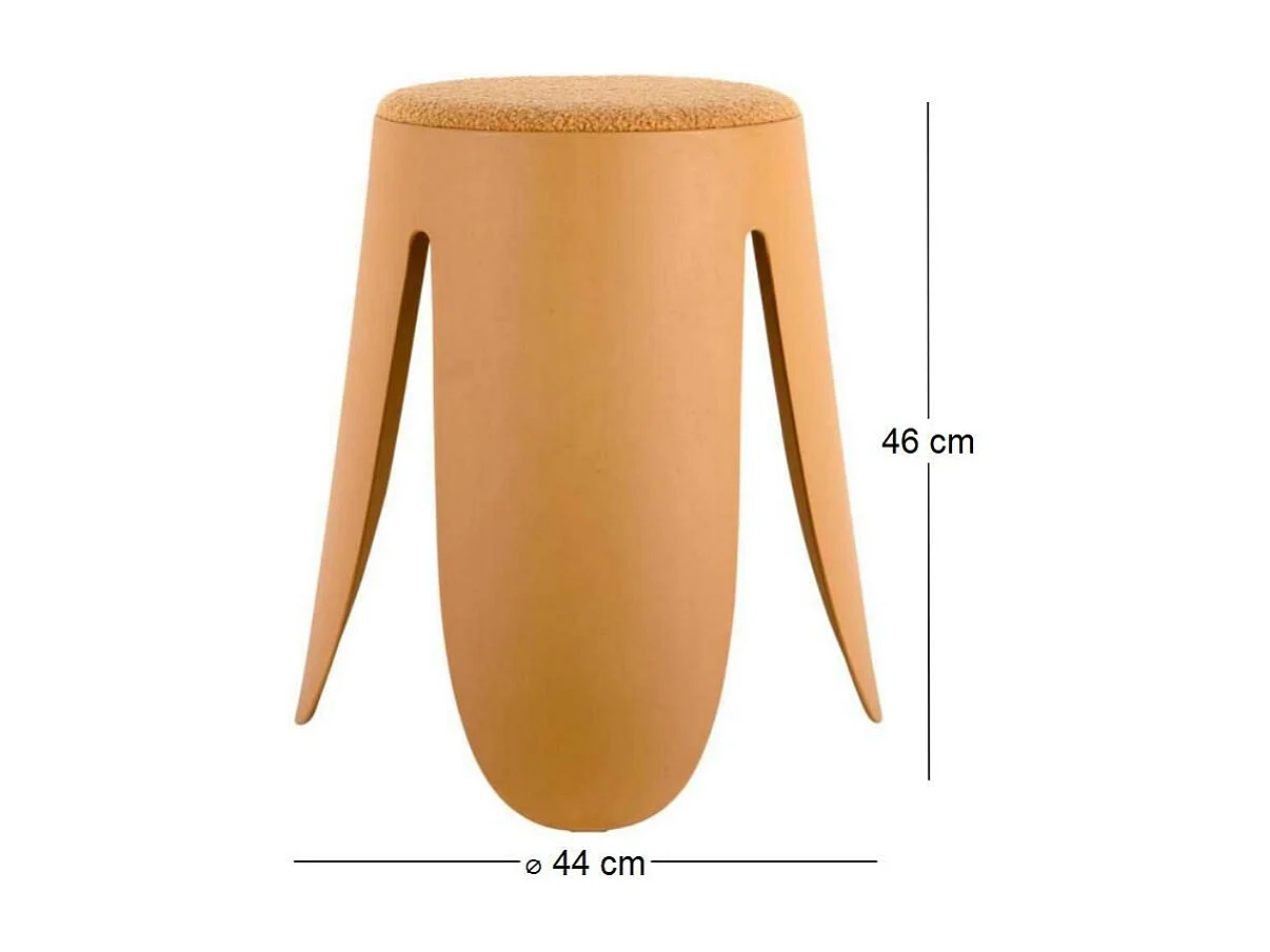 Tabouret Savor H46cm Moutarde  Present Time