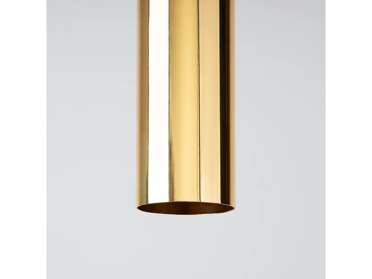 Plafondlamp LAGOS modern van  - 1 lichtbronnen - L.6 x H.30 cm - gouden glans