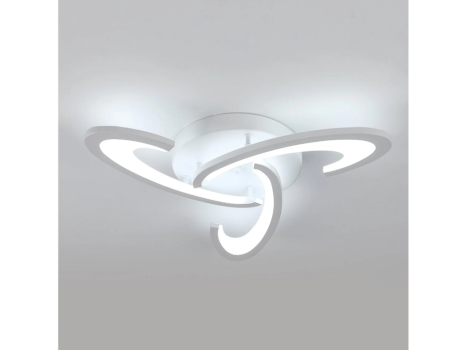 Box LED Moderne 36W - Blanc - 65*65*7cm - Luminaire Blanc - Aluminium