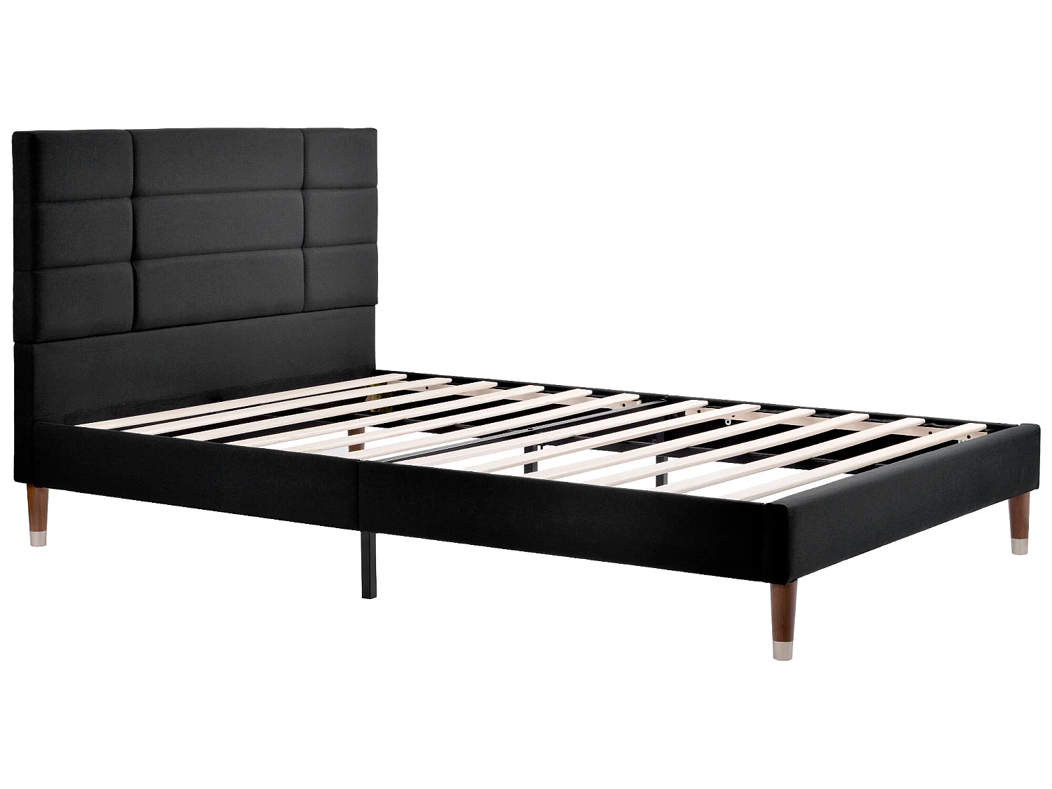 Lit adulte Canapé lit adulte junior - 140x200cm - noir (avec matelas) - Sweiko