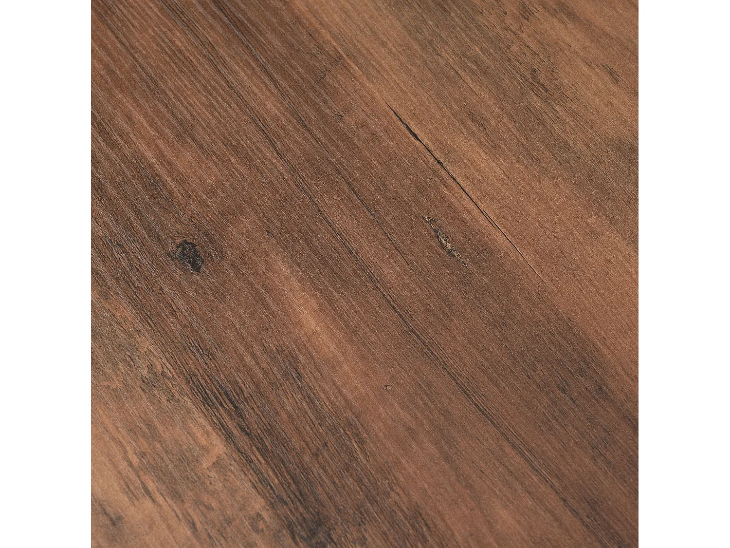 TV-meubel 150 cm - 2 schuifdeuren, 2 lades en 3 verstelbare planken - LED's - bruin houtlook