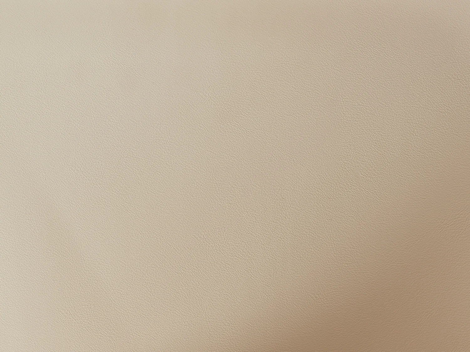 Stuhl mit Armlehnen 6er-Set - Kunstleder & schwarzes Metall - Beige - MIALOV