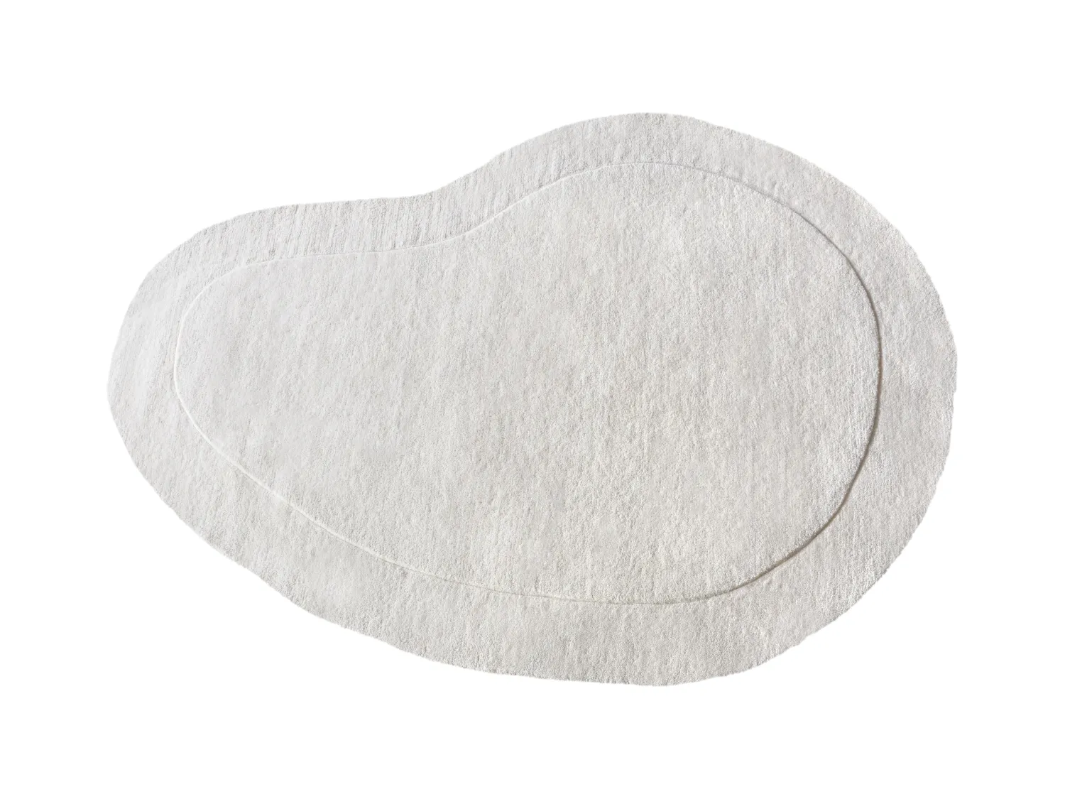 Alfombra 100% lana hecha a mano - 200 x 300 cm - 2200g/m2 - Crema - WILLOW