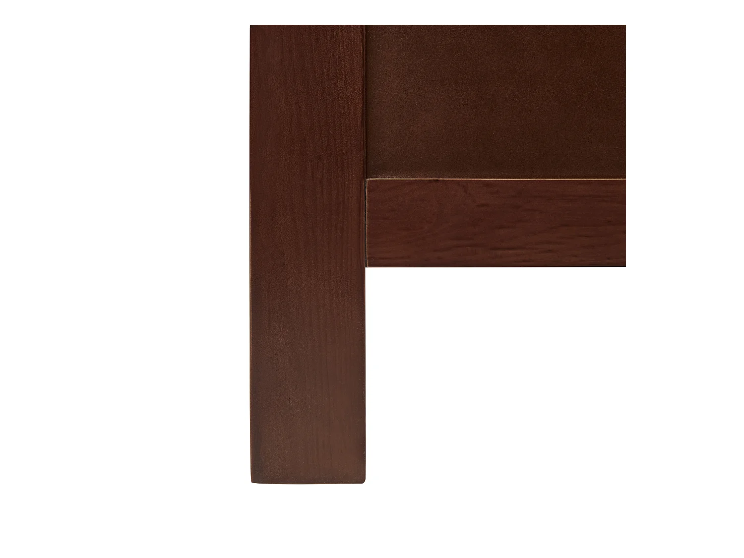 Lit avec sommier Bois de pin MAYENNE 180 x 200 cm Marron foncé