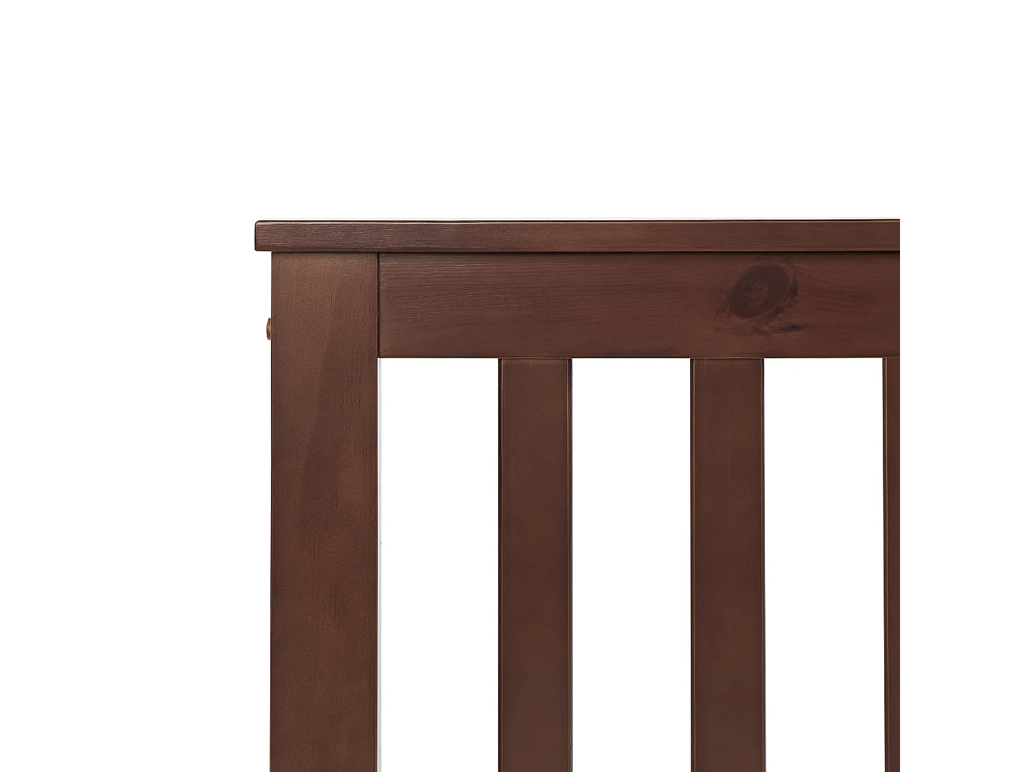 Bed Hout MAYENNE 180 x 200 cm Donkere houtkleur