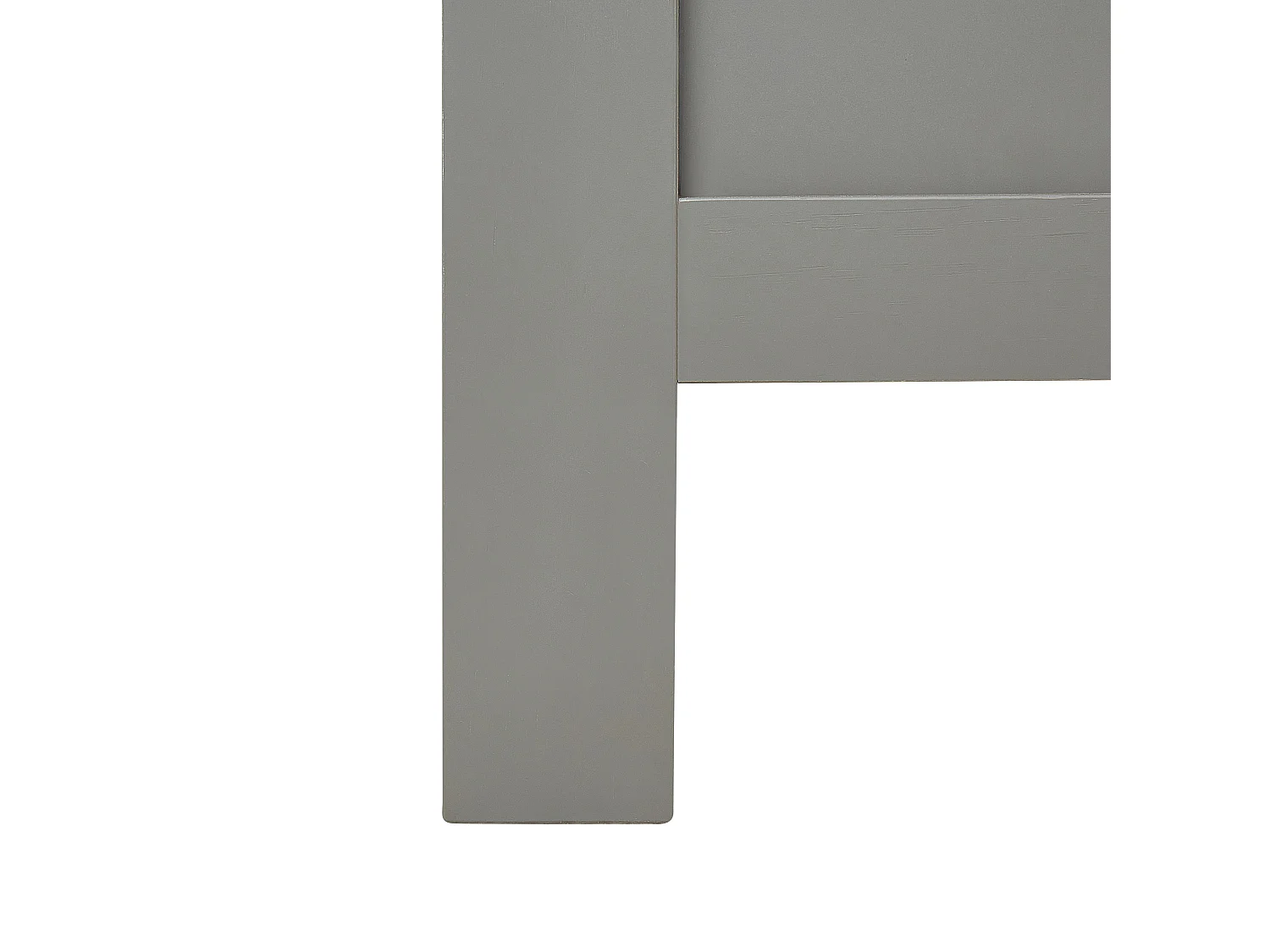 Lit avec sommier Bois de pin MAYENNE 160 x 200 cm Gris