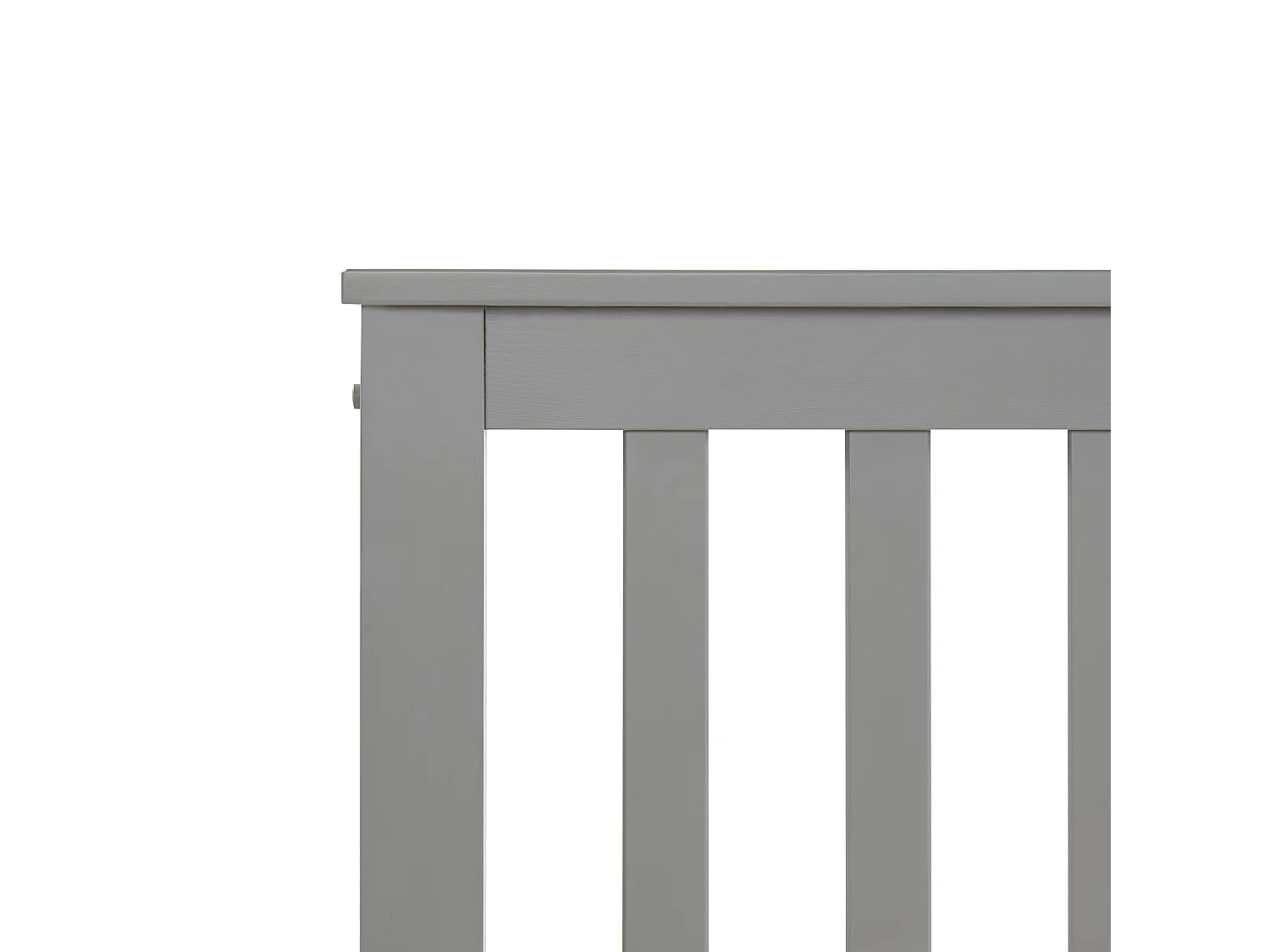 Lit avec sommier Bois de pin MAYENNE 160 x 200 cm Gris