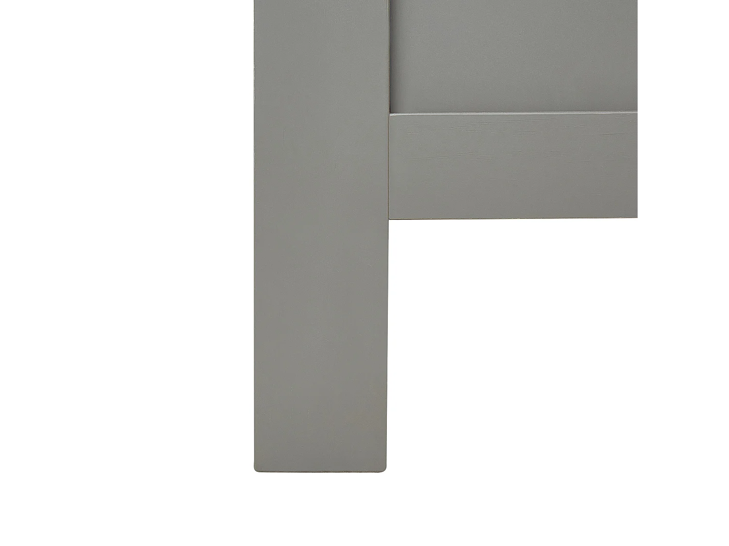 Lit avec sommier Bois de pin MAYENNE 160 x 200 cm Gris