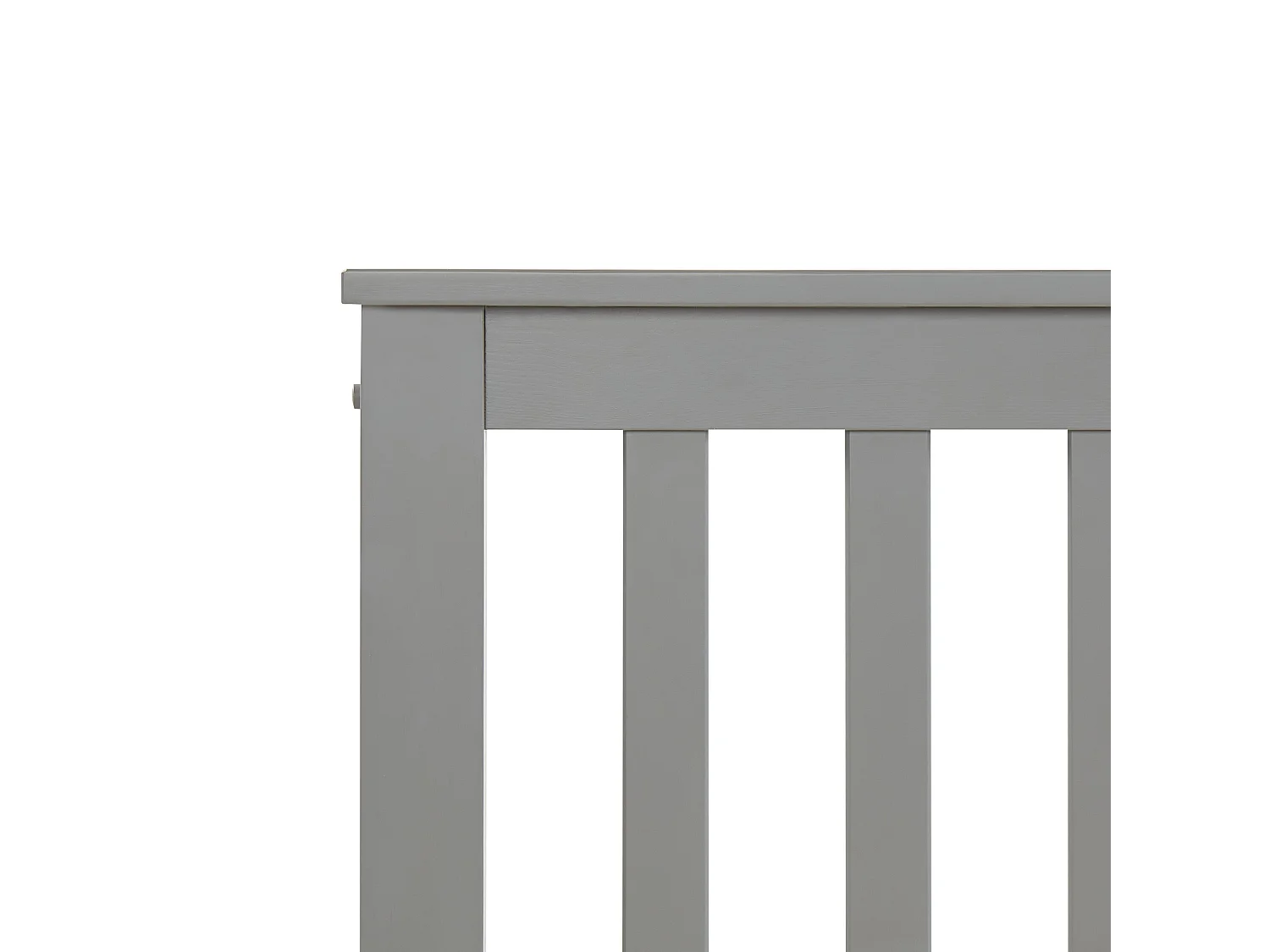 Lit avec sommier Bois de pin MAYENNE 140 x 200 cm Gris