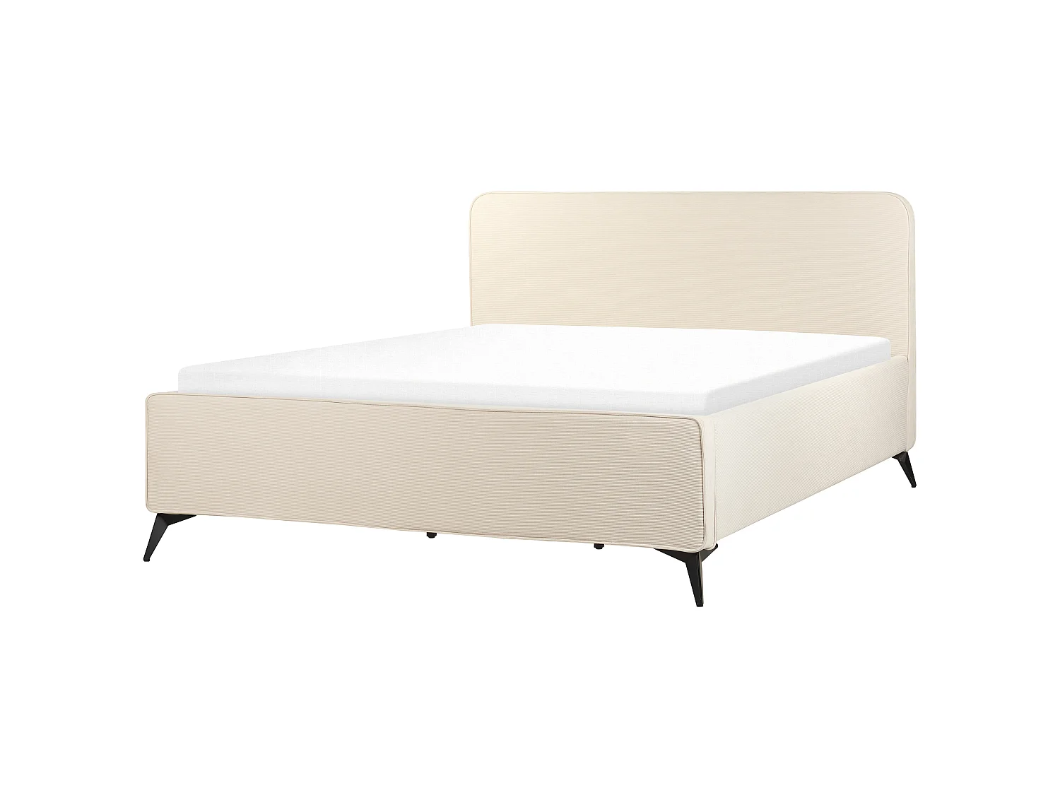 Säng med lamellram Manchester VALOGNES 180 x 200 cm Ljusbeige