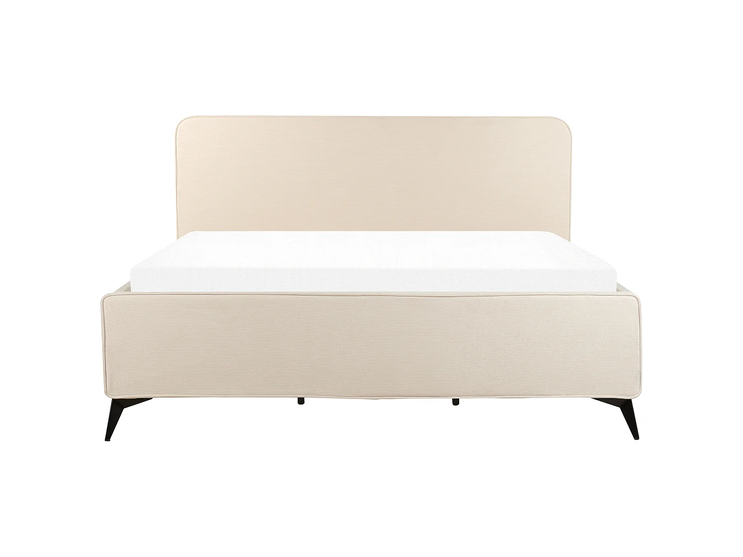 Säng med lamellram Manchester VALOGNES 180 x 200 cm Ljusbeige