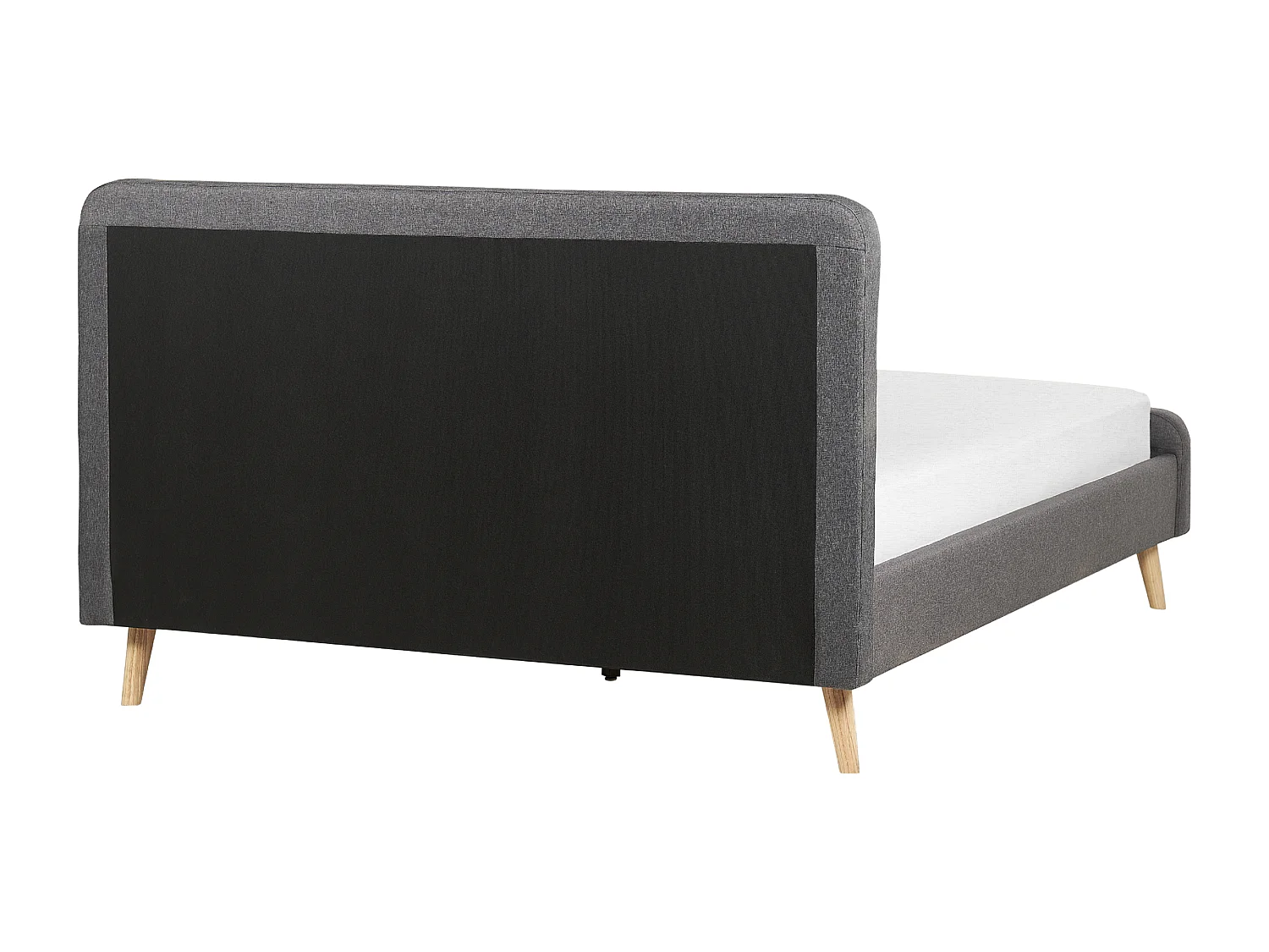 Cama Tela RENNES II 160 x 200 cm Gris oscuro