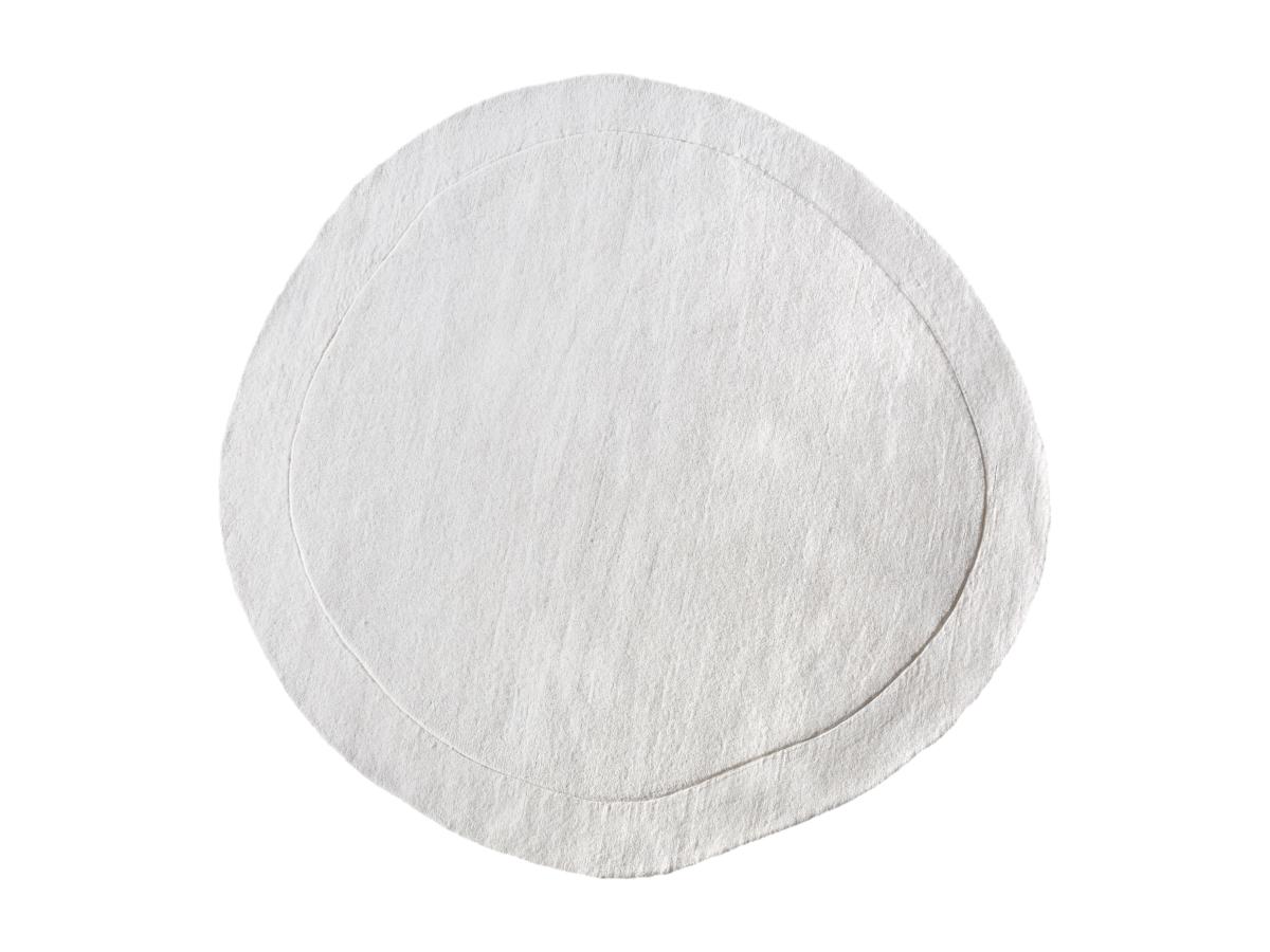 Organischer Teppich - rund - 100 % Wolle - handgefertigt - 300 x 300 cm - 2 günstig online kaufen