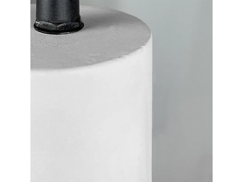 Lot de 2 suspensions lumineuses en béton blanc - CALO 5225