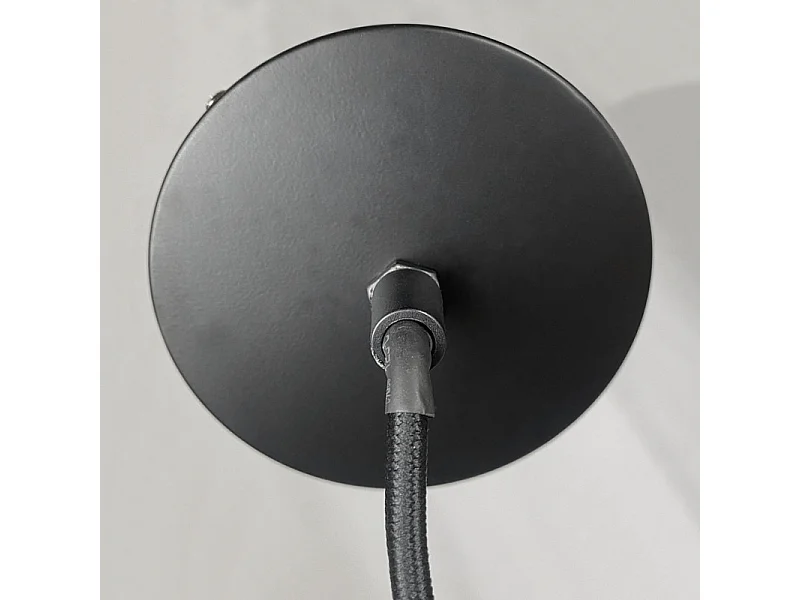 Lot de 2 suspensions lumineuses en béton gris - CALO 5188