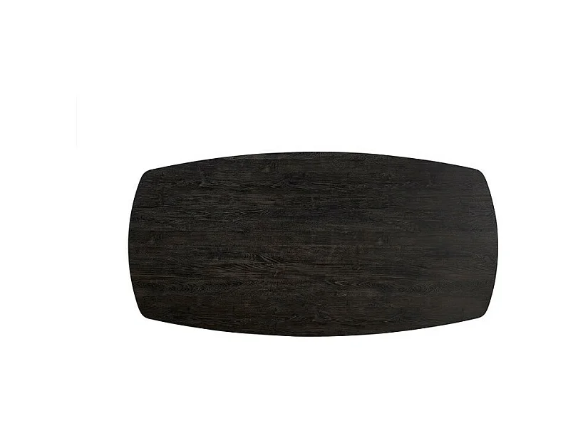 Table à manger ovale BOURGIA en bois massif de Mangolia, idéal pour une salle a manger conviviale