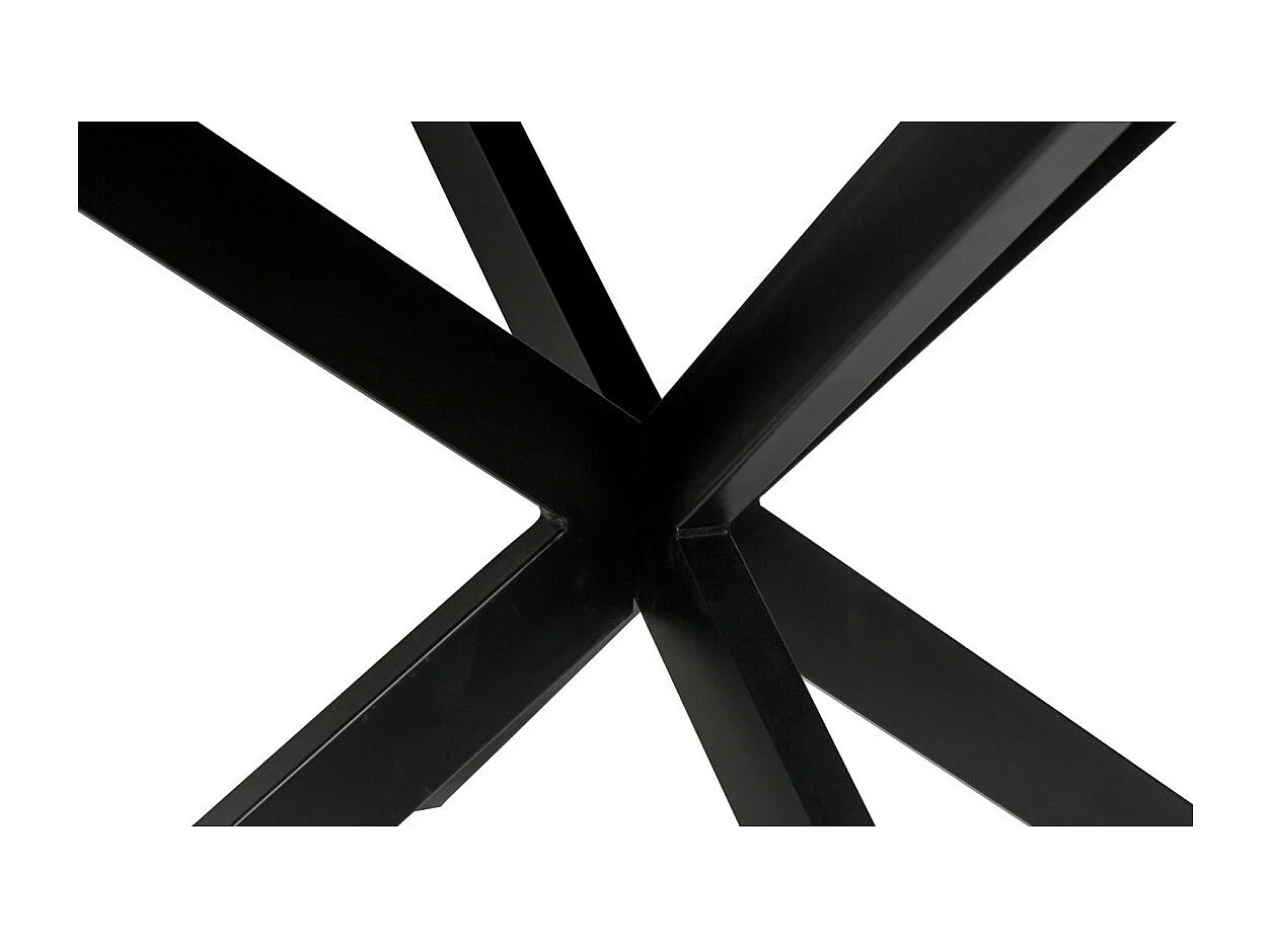 Ronde eettafel BOURGIA van massief Mangolia hout, ideaal voor een gezellige eetkamer.