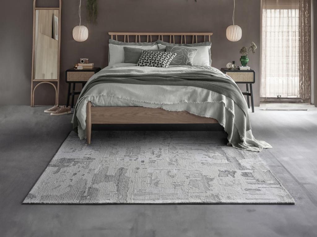 Vintage-Teppich - Wolle & Viskose - handgefertigt - 160 x 230 cm - 1500 g/m günstig online kaufen