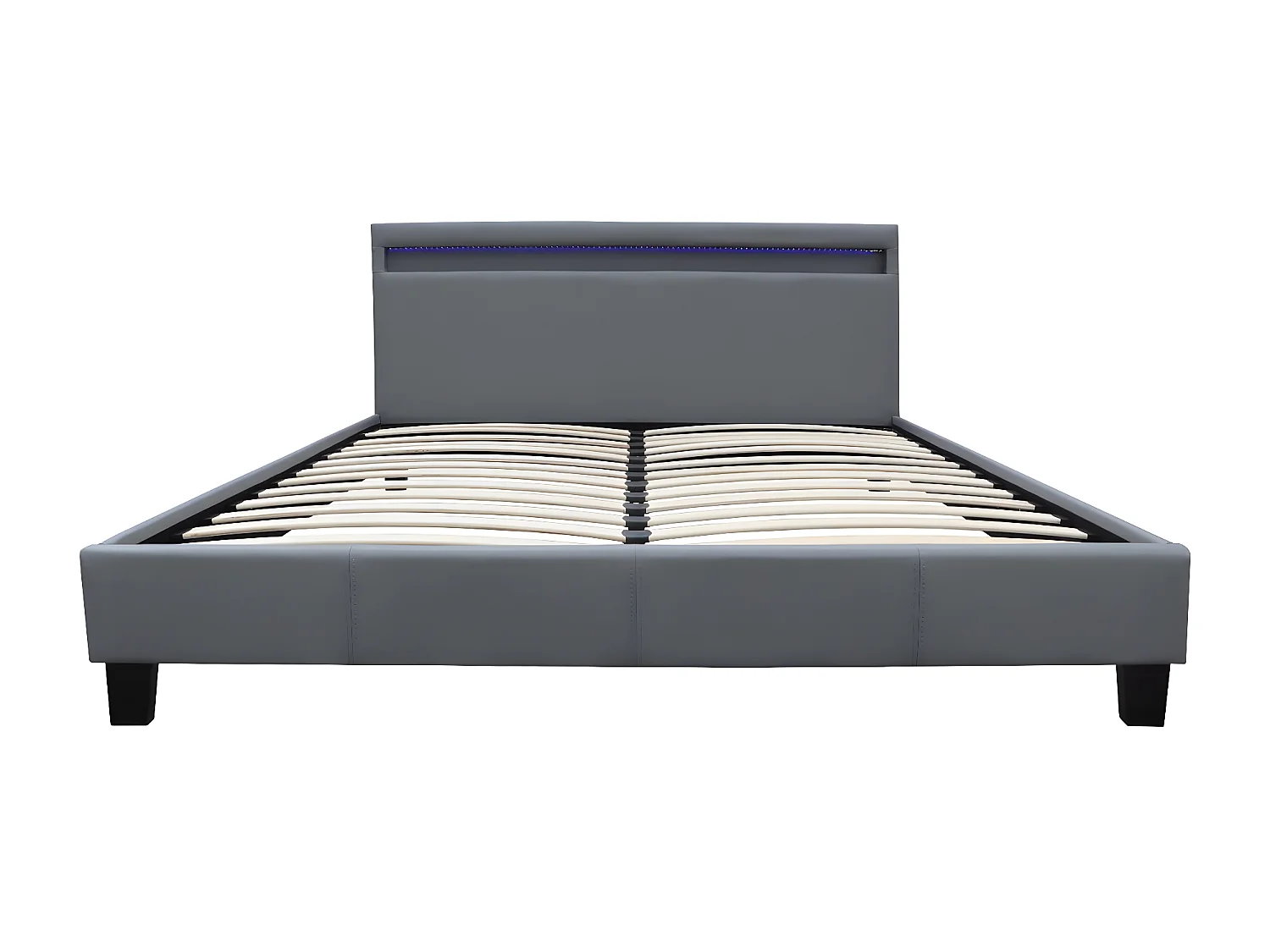 Letto con led "Maria" - 160 x 200 cm - Bianco