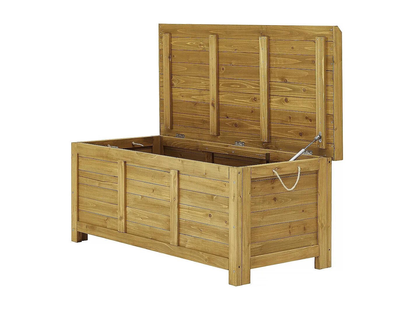 Gartenbox aus Holz "Gana" - 125 x 60 x 54 cm - Braun