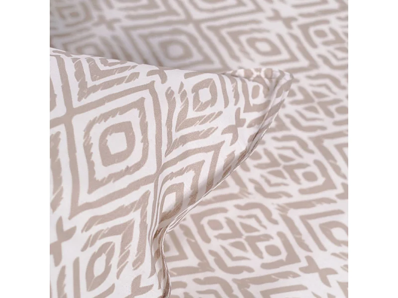 Bedrukt dekbedovertrek + 2 kwadrantovertrekken, 100% katoenkwaliteit M/Vintage 220x240cm