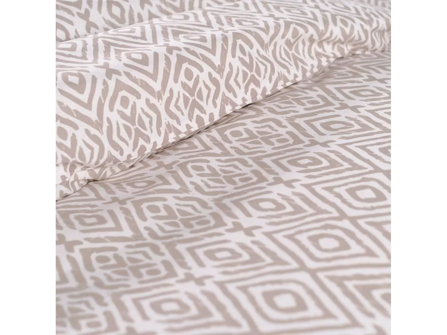 Bedrukt dekbedovertrek + 2 kwadrantovertrekken, 100% katoenkwaliteit M/Vintage 220x240cm