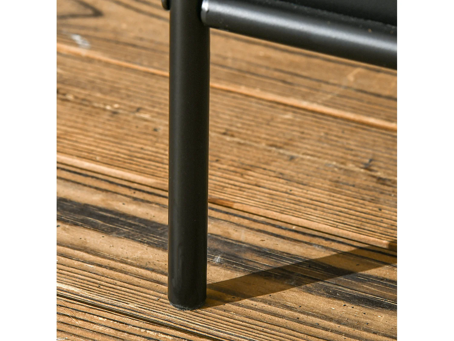 Chariot - porte bûches - range bûches - multi-accessoires avec 2 roulettes métal noir